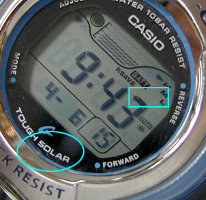 �J�V�I�r���v(CASIO)Baby-G/BGX-220�\�[���[�f�W�^���\��