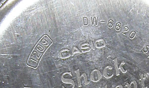 G-SHOCK/DW6620-1209�L�����o�[