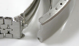 腕時計ベルト調整三つ折れバックル爪