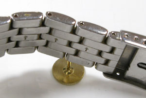 腕時計ベルト調整割ピン式画鋲セット